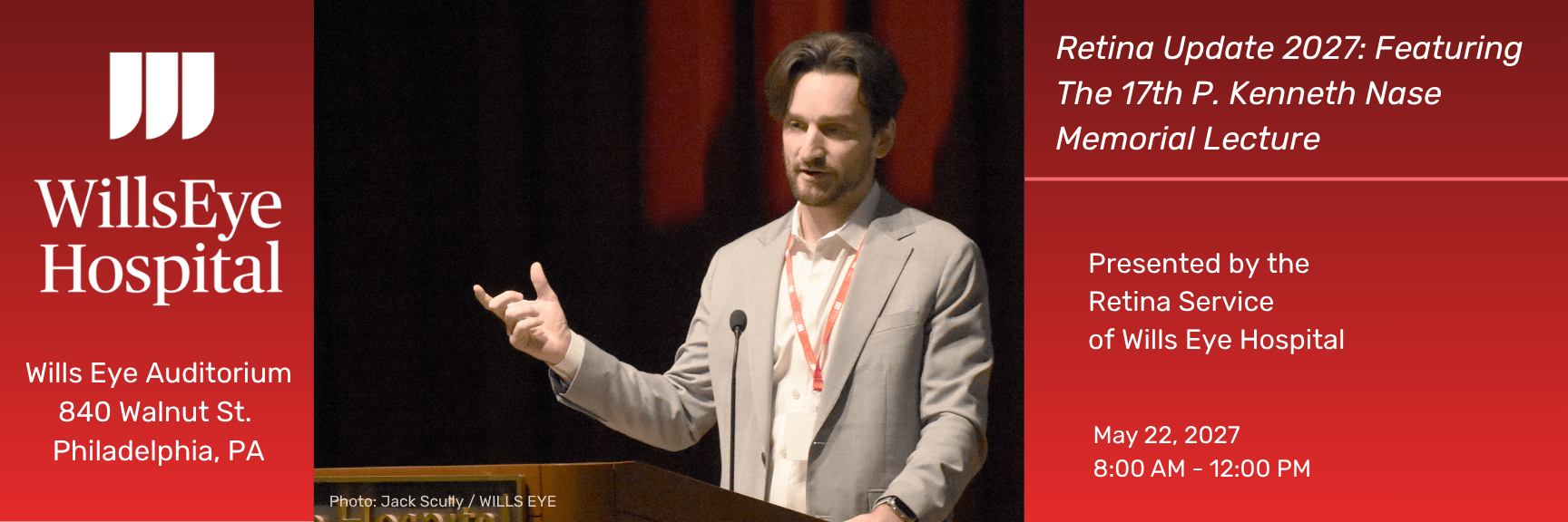 Retina Update 2027 - Featuring The 17th P. Kenneth Nase Memorial Lecture Banner